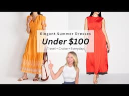 10 ELEGANT SUMMER DRESSES UNDER $100 (Casual)