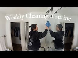 🫧Everything I clean in a week 🧹 Realistic Weekly Cleaning Routine