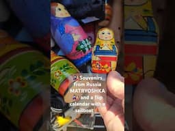🎎 Treasures from the East: Matryoshka Dolls & Nostalgic Calendar at the Market ⛵ #subscribe #market