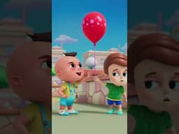 Lost Balloon Adventure🎈Fun Song About Sharing for Kids! 😊#kidssongs #nurseryrhymes #shorts