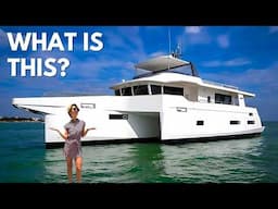 4,700 NM RANGE 🤯 LEEN 72 Transatlantic Power Trimaran Full Hybrid Propulsion Yacht Tour