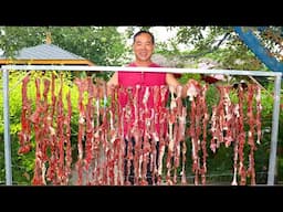 Best Beef Jerky Recipe in the World! Easy Receipe to Learn at Home!| Uncle Rural Gourmet