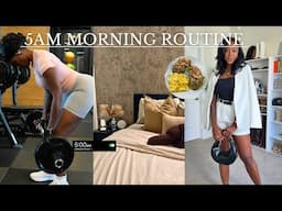 My 5AM MORNING ROUTINE for a Soft Life 🎀🛍️