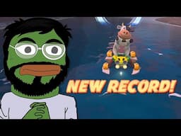 Forcing my normie friend to speedrun Mario Kart World