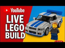 LIVE LEGO Build! | 2 Fast 2 Furious Nissan Skyline GT-R (R34) Speed Build