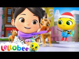 Old MacDonald Christmas | 🍯 Lellobee Kids Songs & Cartoons! Sing and Dance