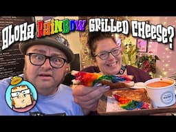 Aloha Rainbow Grilled Cheese! - Bishop Museum - Punchbowl Crater - King Kamehameha Celebration