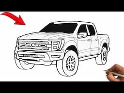 Drawing America’s Favorite Truck – Ford F 150 Raptor