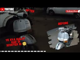Kya halat kar di mere scooter ki 😱 Delhi Scrapping rule 🥺