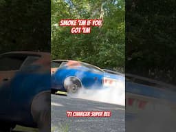 ‘71 Super Bee Burnouts #moparornocar #burnout #projectcars