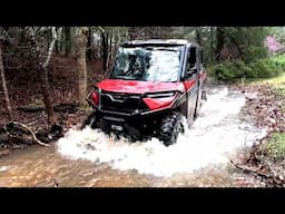 2025 Spring flooded creek UTV Trail ride! Polaris Ranger Northstar XP1000