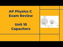 AP Physics C Exam Review (2025): Unit 10 Conductors and Capacitors