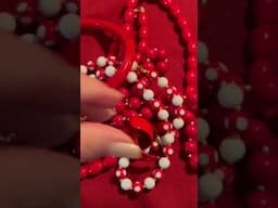 #vintagejewerly #red