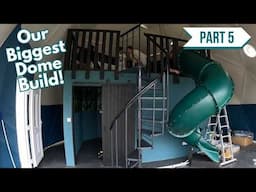We Built a Giant Dome With a Secret Slide Inside!
