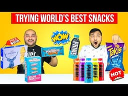 Trying World's Best Snacks And Drink | Premium Snacks And Drink Challenge | Viwa Food World