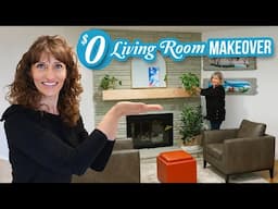 Living Room Makeover Without Buying Anything!