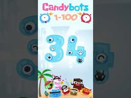 CandyBots 123 Numbers - Number 34 | CandyBots Games