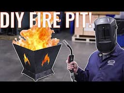 How To Make a DIY Fire Pit | CNC and Welding Walk Through!