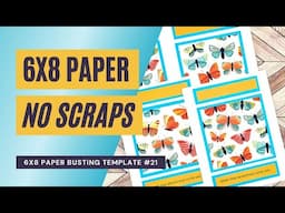 Simple Sketch to Use Patterned Paper Fast | Works on Many Sizes