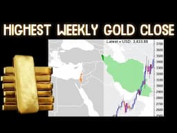 Highest Weekly Gold Close on Israel Iran Conflict