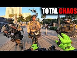 RIDING IN MASSIVE UNREST TAKING OVER LA - WHAT REALLY HAPPENED..