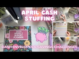 ✨NEW✨ April Week 3 Cash Stuffing | Cash Envelopes, Savings Challenges & Budgeting Motivation!💵🤑