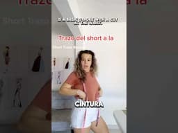 ¿Quieres aprender a hacer el patrónbásico de un short desde cero? 🩳✂️Guarda el video #costurafacil