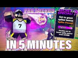 NEW TAICHOU STYLE EXPLAINED In 5 MINUTES (Volleyball Legends)
