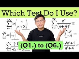 Which series convergence test do I use? (ratio, comparison, telescoping, geometric, ...)