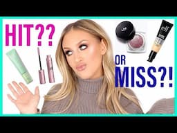 TESTING NEW HYPED-UP MAKEUP!