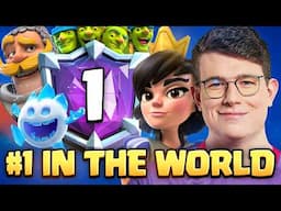 I AM TOP 1 IN THE WORLD WITH LOG BAIT! 🌍🏆 - Clash Royale