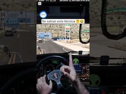 Cuando llevas prisa aplica está técnica😲😬 #truck #camion #trailer #trucks #simulator