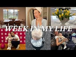 WEEK IN MY LIFE | skincare routine, Mav's first basketball game, few days in Nashville, home updates