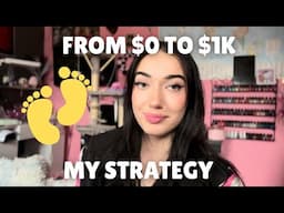 From $0 to $1k a month - my exact feet selling strategy