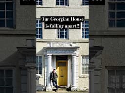 Restoring a large Georgian House is not an easy task! 😱 #beforeandafter #DIY #restoration
