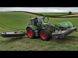 AMAZING FENDT TRACTORS AND MACHINERY ON THE SILAGE (DRONE)