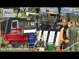 THE RICE HARVEST FAIL – WEATHER DAMAGE & BAD YIELD | HUTAN PANTAI | Farming Simulator 25 | EP 51