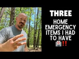 THREE Home Emergency Items I Had to Have