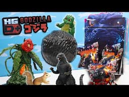 Godzilla All Monster Encyclopedia HG D+ Gashapon Miniatures Review