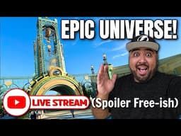 🔴 LIVE STREAM! ASK ME ANYTHING ABOUT EPIC UNIVERSE! (Spoiler Free-Ish) Live Q&A!