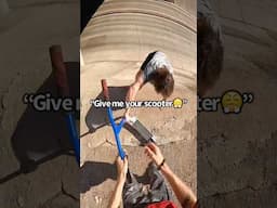 Nobody on earth would try this! Except for me!🛴Roman Dellapena #shorts #shortvideo #scooter #tricks