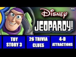 Disney Jeopardy Quiz • 26 Clue Game • Test your Knowledge