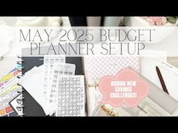 May 2025 Cash Envelope Budget Planner Setup | Setting Up My Planner for the New Month