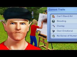 Can I paint to §1,000 when I can't stand ART? SIMS 3 Challenge