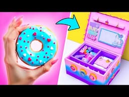 LIVE🍩 DIY Amazing Desk Organizers! Cardboard Craft ✂🗃