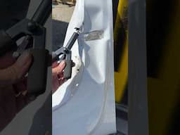 REPAIRABLE? Double Pin Pull! #bodywork #dentrepair #diy