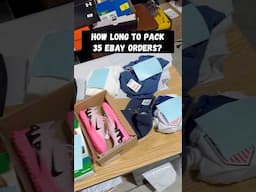 How long does it take me to pack 35 eBay orders? Ship w/ me!