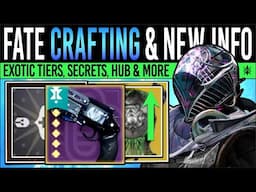Destiny 2: BUNGIE TALK CRAFTING & TRAINING MODES! New SECRETS, Aion Hub, Exotic Updates, World Tiers