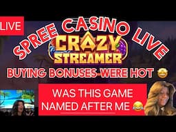 SPREE CASINO LIVE🚨BUYING BONUSES WERE PAYING 🤩🚨LET'S GET A TRIPLE POP LIVE🤩 #liveslot #livestream