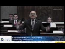 Asambleísta Kevin Gallardo - Sesión 011 - #LeyIntegridadPública